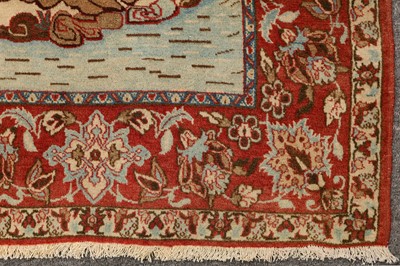 Lot 65 - A  VERY FINE ISFAHAN PICTORIAL RUG, CENTRAL PERSIA