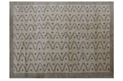 Lot 514 - A contemporary hand woven wool carpet