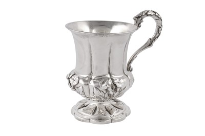 Lot 29 - A William IV sterling silver Christening mug