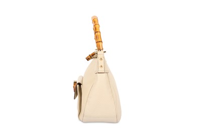 Lot 119 - Gucci Beige Calfskin Bamboo Top Handle Bag