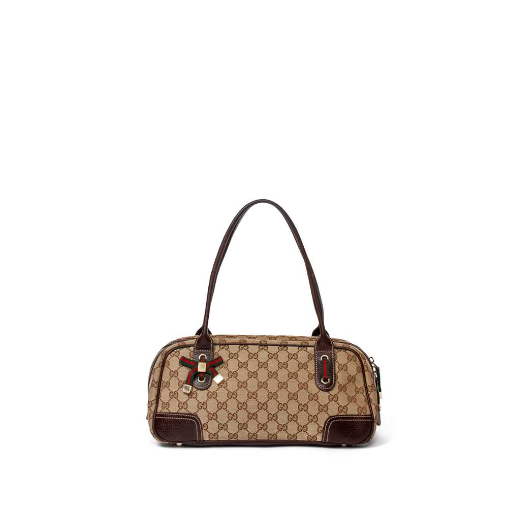Lot 33 - Gucci Monogram Princy Boston Shoulder Bag