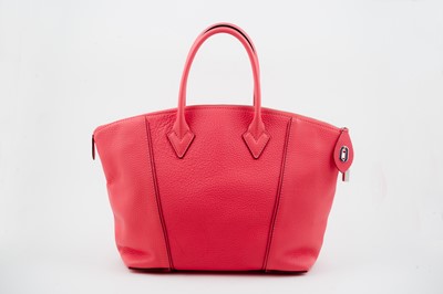 Lot 43 - Louis Vuitton Pink Leather Lockit PM