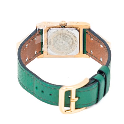 Lot 266 - Hermes Green Epsom Medor Watch