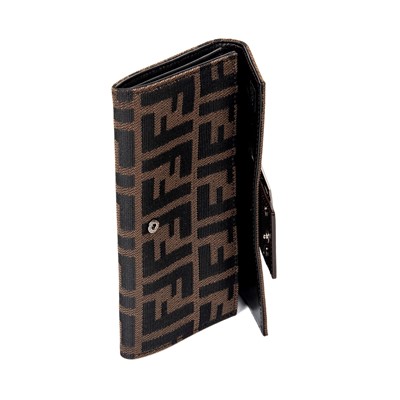 Lot 110 - Fendi Zucca Print FF Logo Wallet