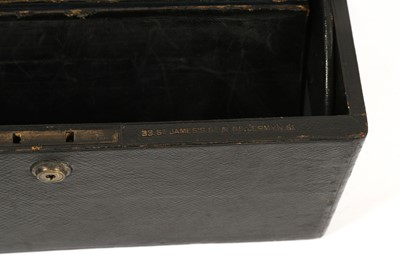 Lot 118 - A JENNER & KNEWSTUB DISPATCH BOX, ENGRAVED “TO THE QUEEN”