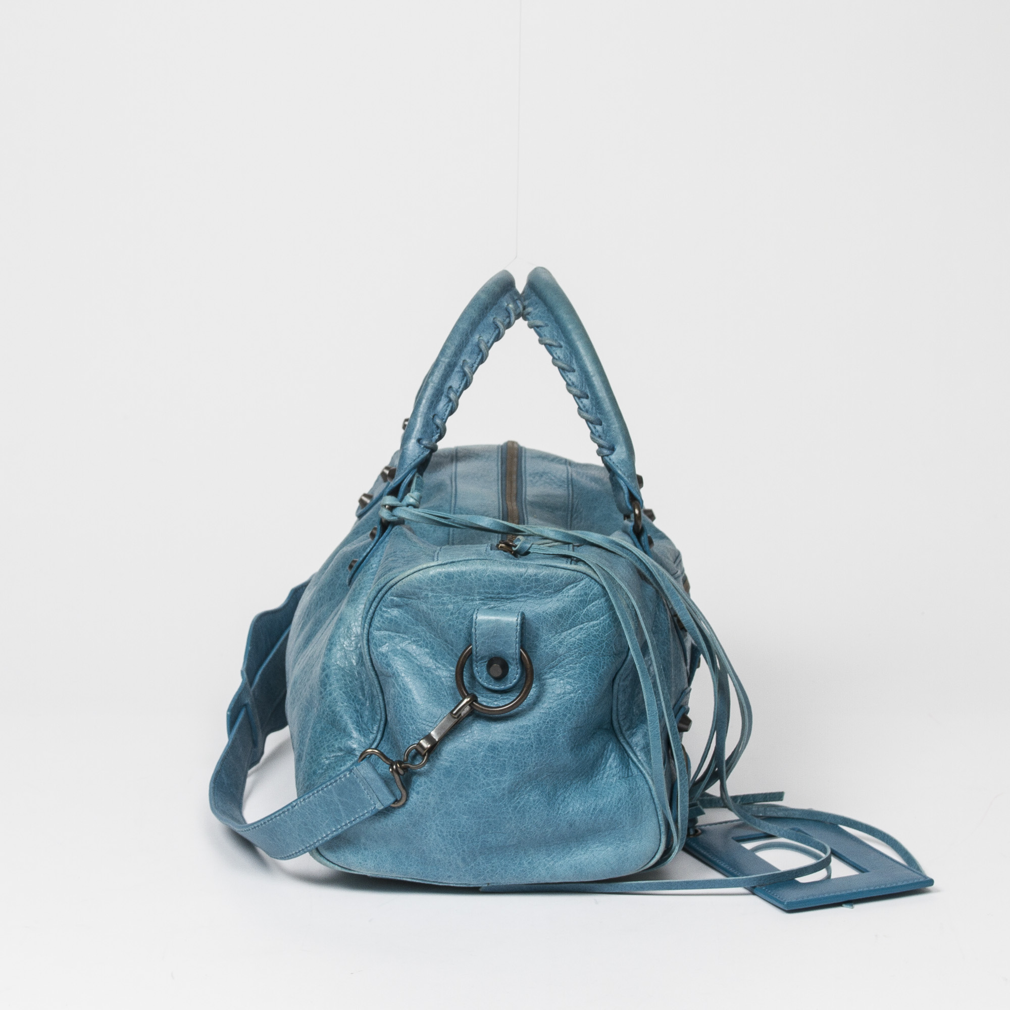 balenciaga turquoise bag