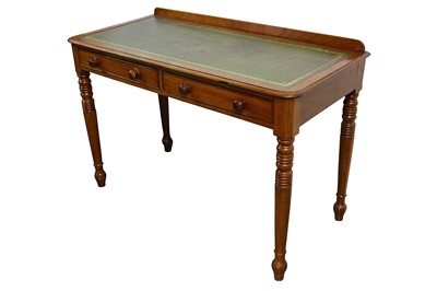 Lot 368 - A late Victorian mahogany writing table
