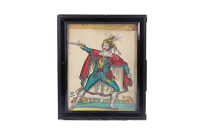 Lot 596 - Three 19th Century theatrical tinsel prints