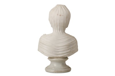 Lot 22 - A MARBLE BUST OF A VEILED LADY IN THE STYLE OF RAFFAELE MONTI