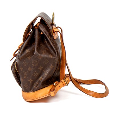 Sold at Auction: A Louis Vuitton Monogram Montsouris MM Backpack