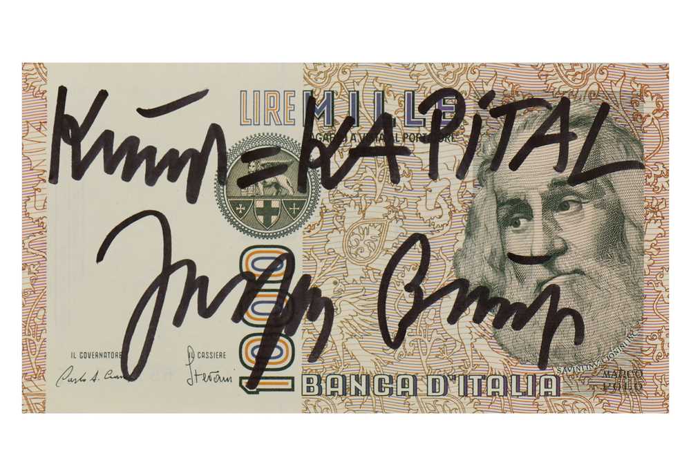 Lot 370 - Joseph Beuys (German, 1921-1986), 'Kunst = Kapital'