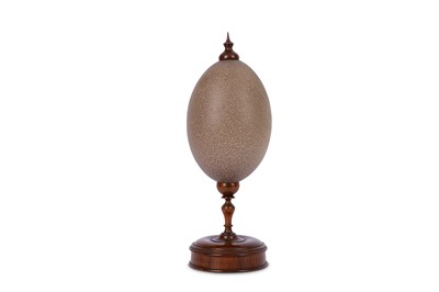 Lot 38 - A 19TH CENTURY CARVED EMU EGG, c.1870