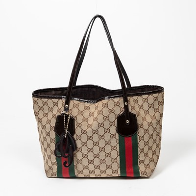 Lot 343 - Gucci Beige Monogram Canvas Jolie Tote