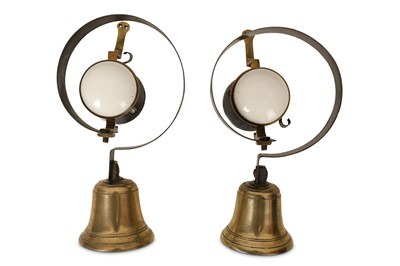 Lot 173 - A PAIR OF LATE 19TH CENTURY SERVANT'S BELLS