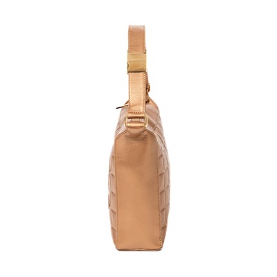 Lot 282 - Chanel Bronze Chocolate Bar Quilted Shoulder Bag