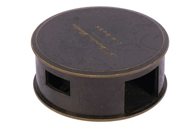 Lot 246 - L Casella London, an early 20th century pocket optical device