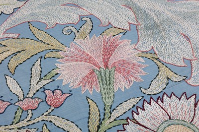 Lot 1 - WILLIAM MORRIS (1834 - 1896); An Arts & Crafts embroidered silkwork panel circa 1880's