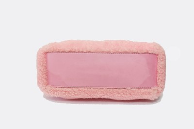 Lot 48 - Fendi Pink Shearling Mini Peekaboo Bag