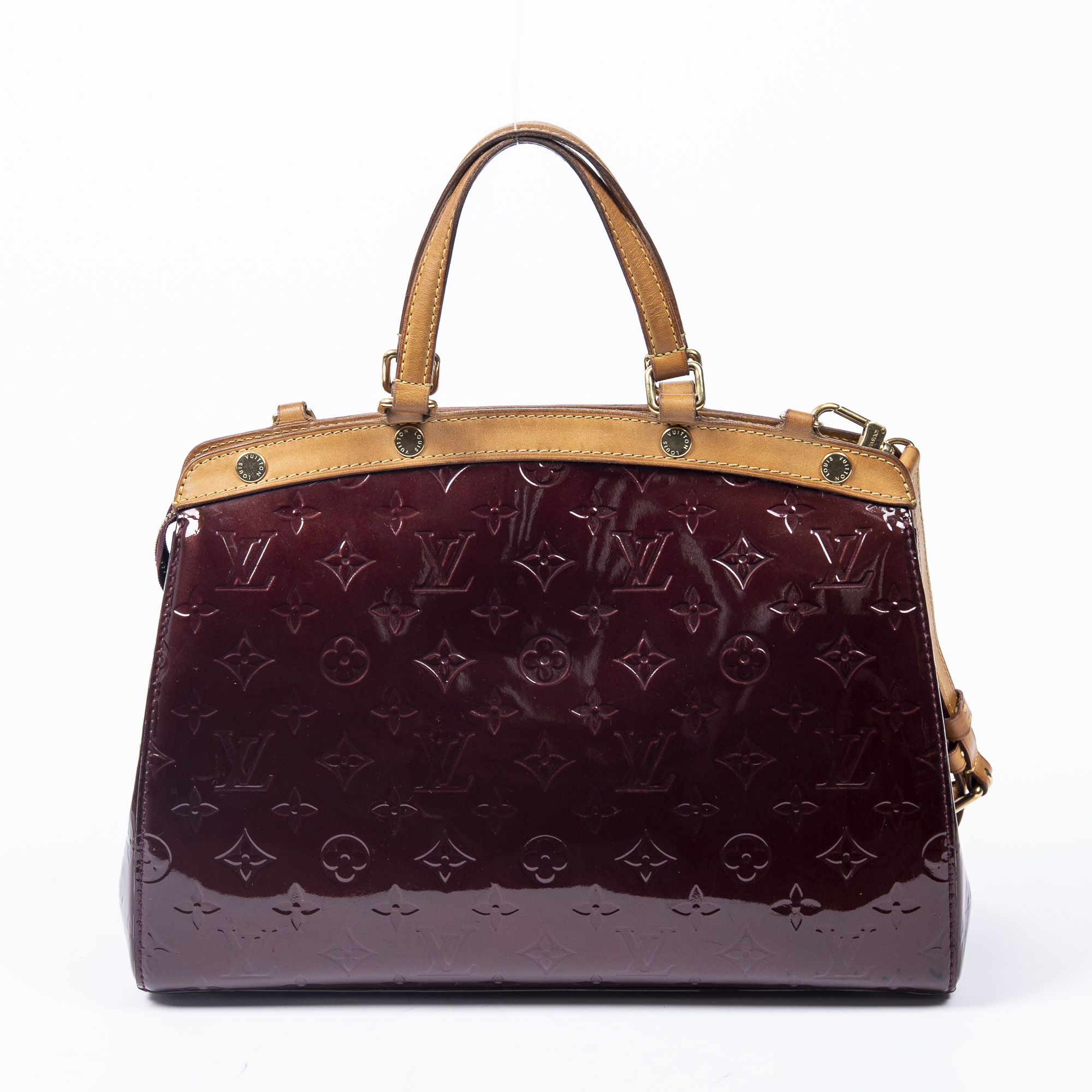 Replica Louis Vuitton M91690 Brea MM Tote Bag Monogram Vernis For Sale