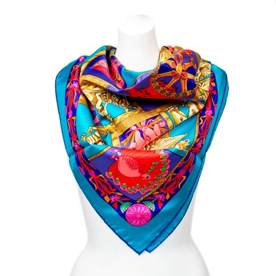Lot 231 - Hermes 'Torana' Silk Scarf