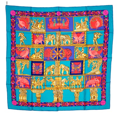 Lot 231 - Hermes 'Torana' Silk Scarf