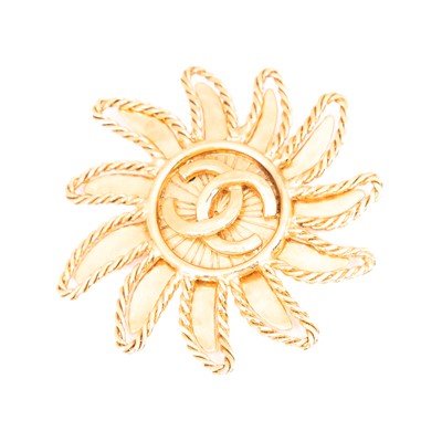 Lot 306 - Chanel Sun Logo Brooch
