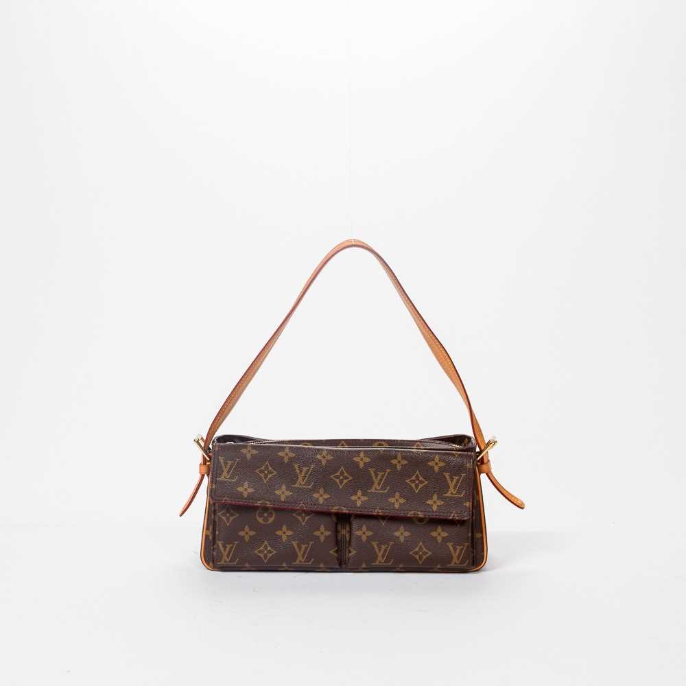 Louis Vuitton Cite Bag Monogram Canvas Brown in Coated Canvas/Leather with  Gold-tone - US