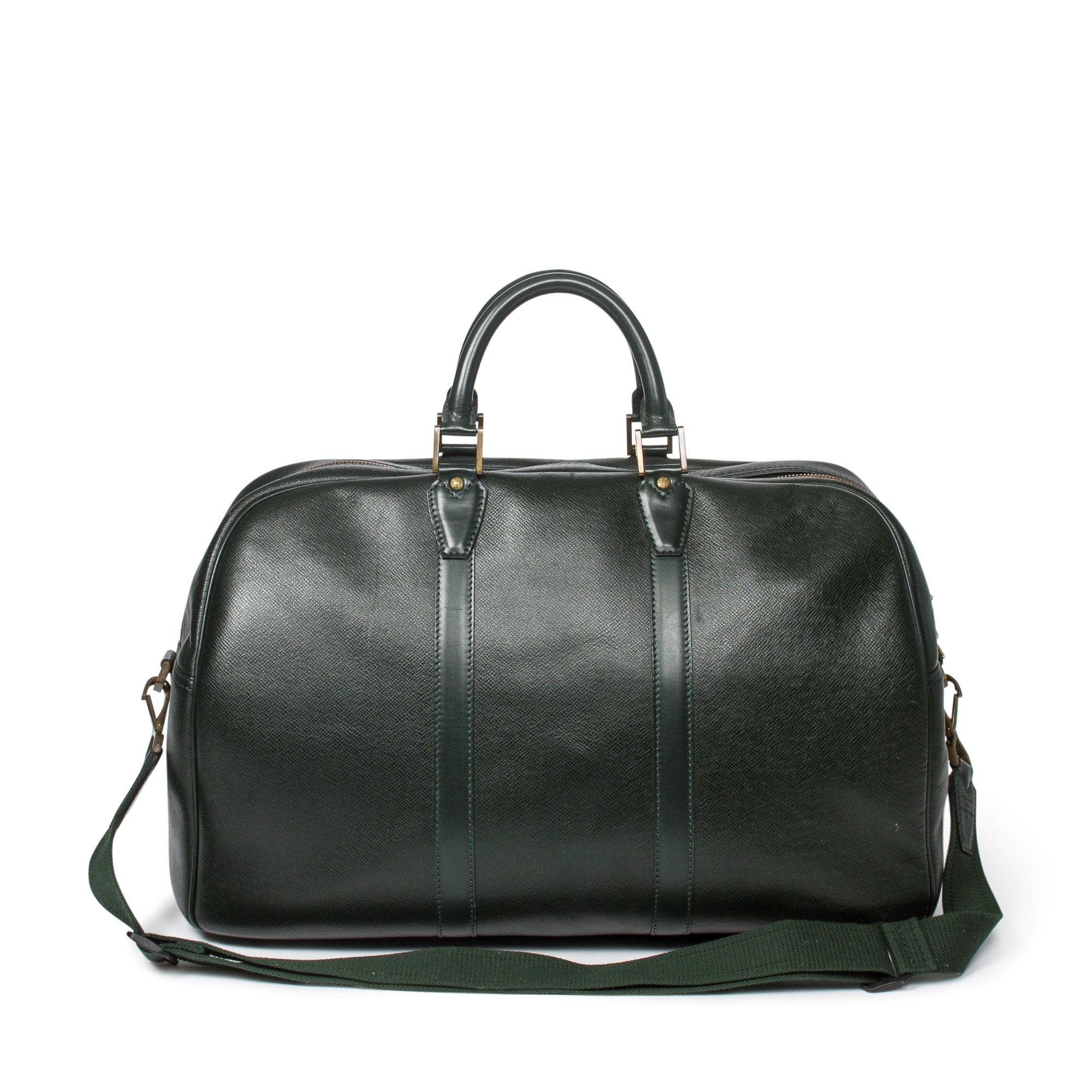 Sold at Auction: Louis Vuitton Taiga Leather Briefcase