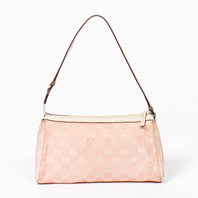 Lot 46 - Gucci D Ring Pink Cosmetic Case Shoulder Bag
