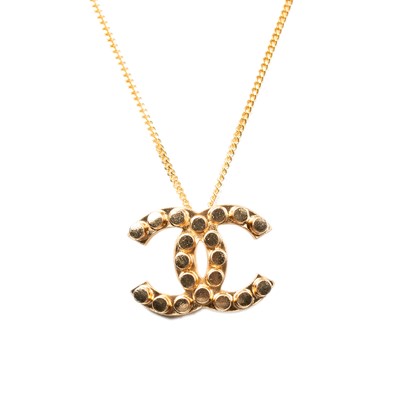 Lot 307 - Chanel Coco Logo Pendant Necklace
