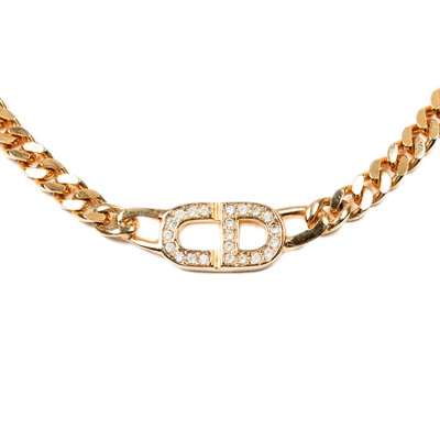 Lot 315 - Christian Dior Jewels Logo Necklace