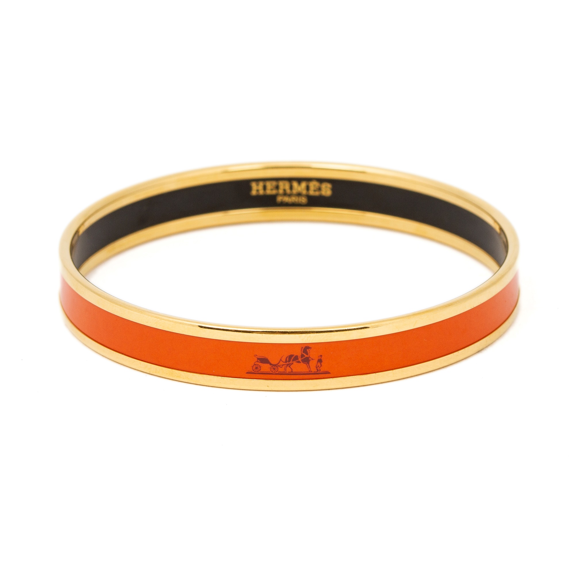 Hermes bangle orange Clearance