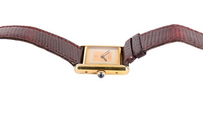 Lot 68 - A wristwatch, by Must de Cartier