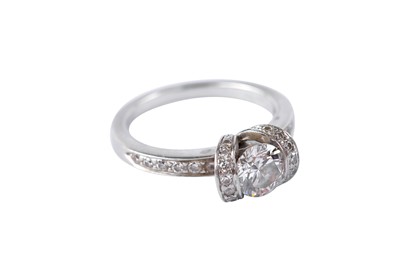 Lot 94 - A diamond ring, by Tiffany & Co.