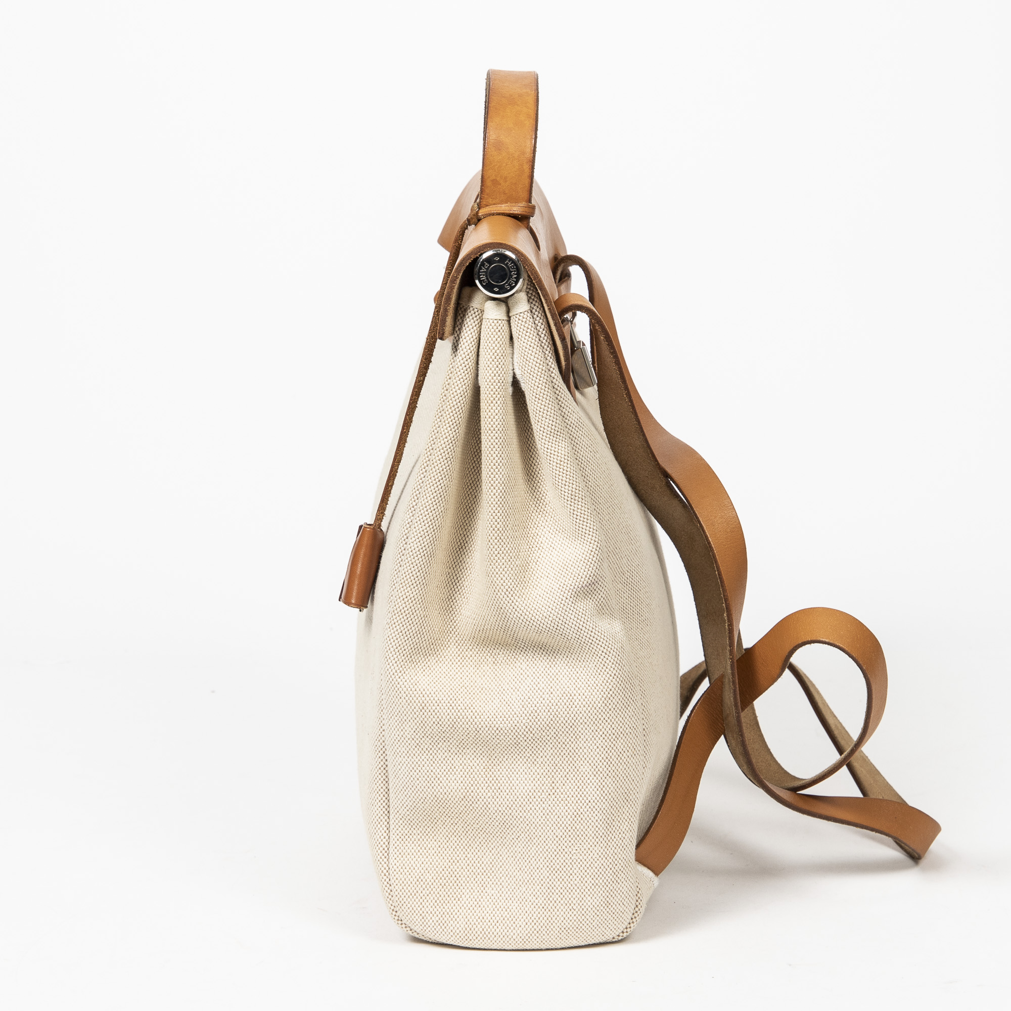 Sold at Auction: Hermes Herbag Backpack Shoulder Bag