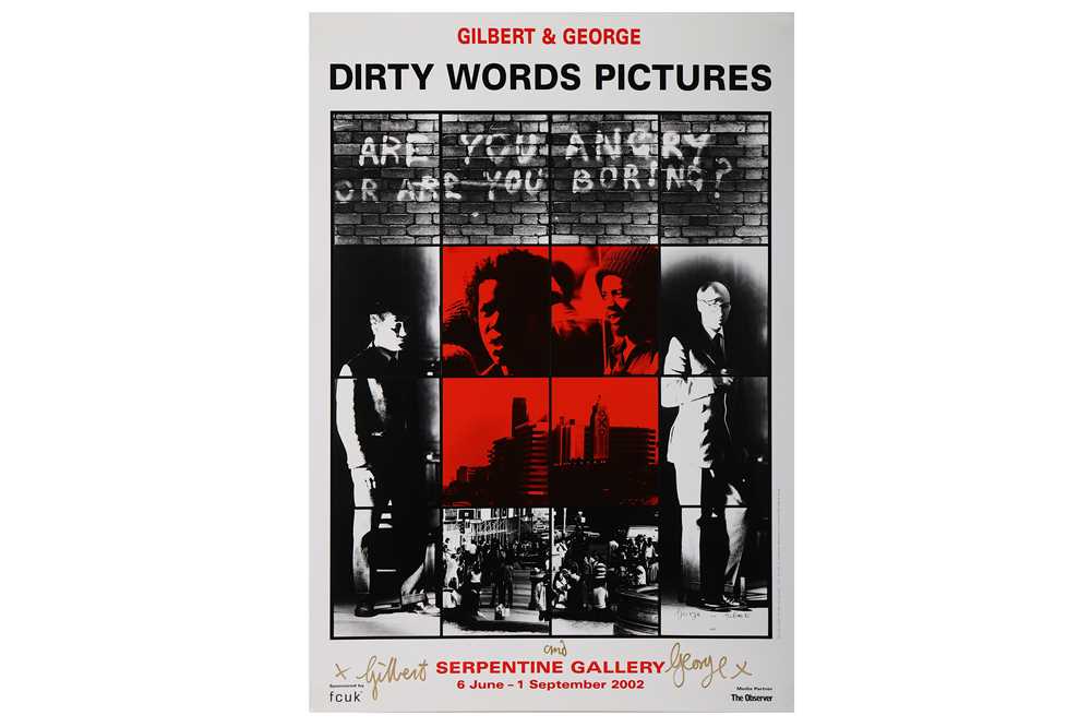 Lot 304 - Gilbert and George (British duo, b.1953 & 1952), 'Dirty Words Pictures'