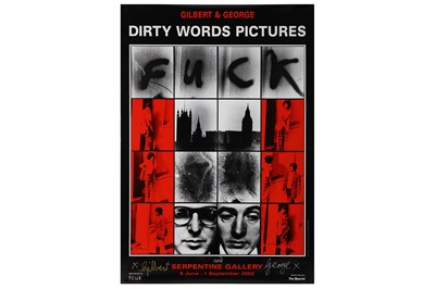 Lot 304 - Gilbert and George (British duo, b.1953 & 1952), 'Dirty Words Pictures'