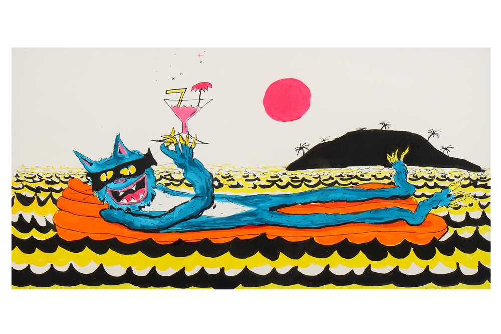 Lot 220 - Rowdy (British), 'Lilo Cat'