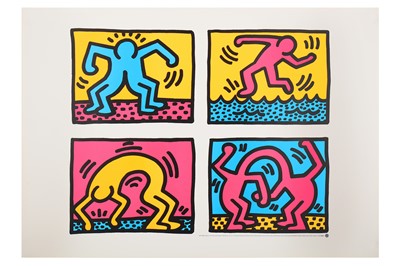 Lot 351 - Keith Haring (American, 1958-1990), 'Pop Shop Quad II'