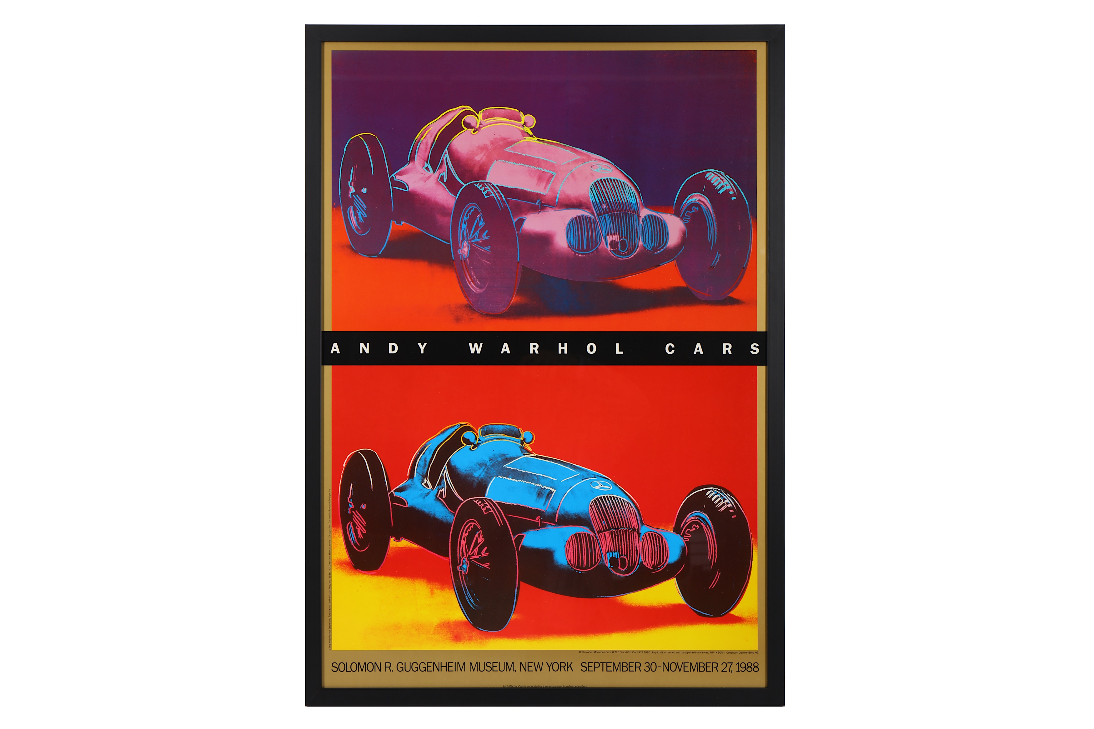 AndyWarhol展 ANDY WARHOL CARS 希少 AndyWarhol展ANDY WARHOL CARS 希少