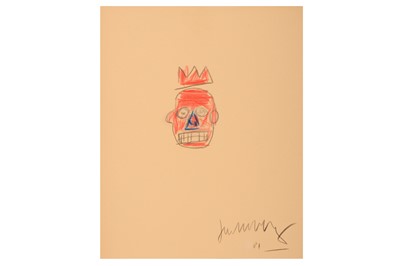 Lot 358 - Jean-Michel Basquiat (American, 1960-1988), 'Untitled (Portrait With Crown)'