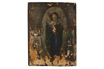 Lot 189 - A 19th century Orthodox
icon of the Madonna