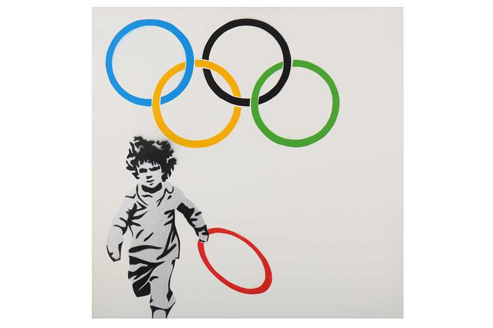 Lot 108 - Pure Evil (British, b.1968), 'New Logo For The Favela Looting Team'