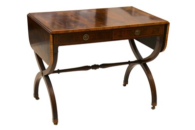 Lot 405 - A George III style mahogany Pembroke table by Frederich Tibbenham of Ipswich