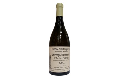 Lot 134 - Domaine Amiot Guy et fils Chassagne Montrachet ler Cru les Caillerets 2001 and 2004