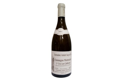 Lot 134 - Domaine Amiot Guy et fils Chassagne Montrachet ler Cru les Caillerets 2001 and 2004