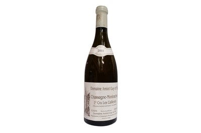 Lot 134 - Domaine Amiot Guy et fils Chassagne Montrachet ler Cru les Caillerets 2001 and 2004