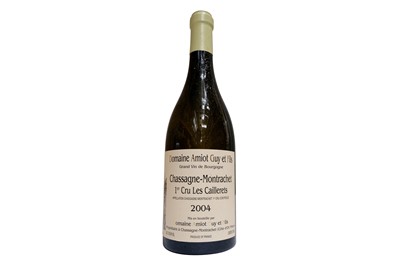 Lot 134 - Domaine Amiot Guy et fils Chassagne Montrachet ler Cru les Caillerets 2001 and 2004