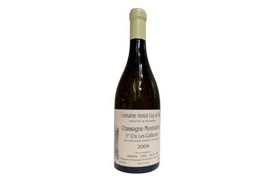 Lot 134 - Domaine Amiot Guy et fils Chassagne Montrachet ler Cru les Caillerets 2001 and 2004