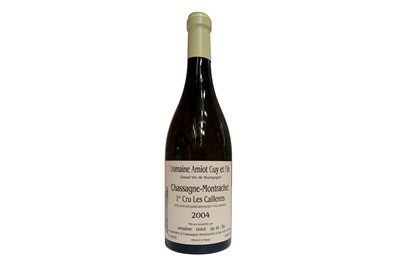Lot 134 - Domaine Amiot Guy et fils Chassagne Montrachet ler Cru les Caillerets 2001 and 2004